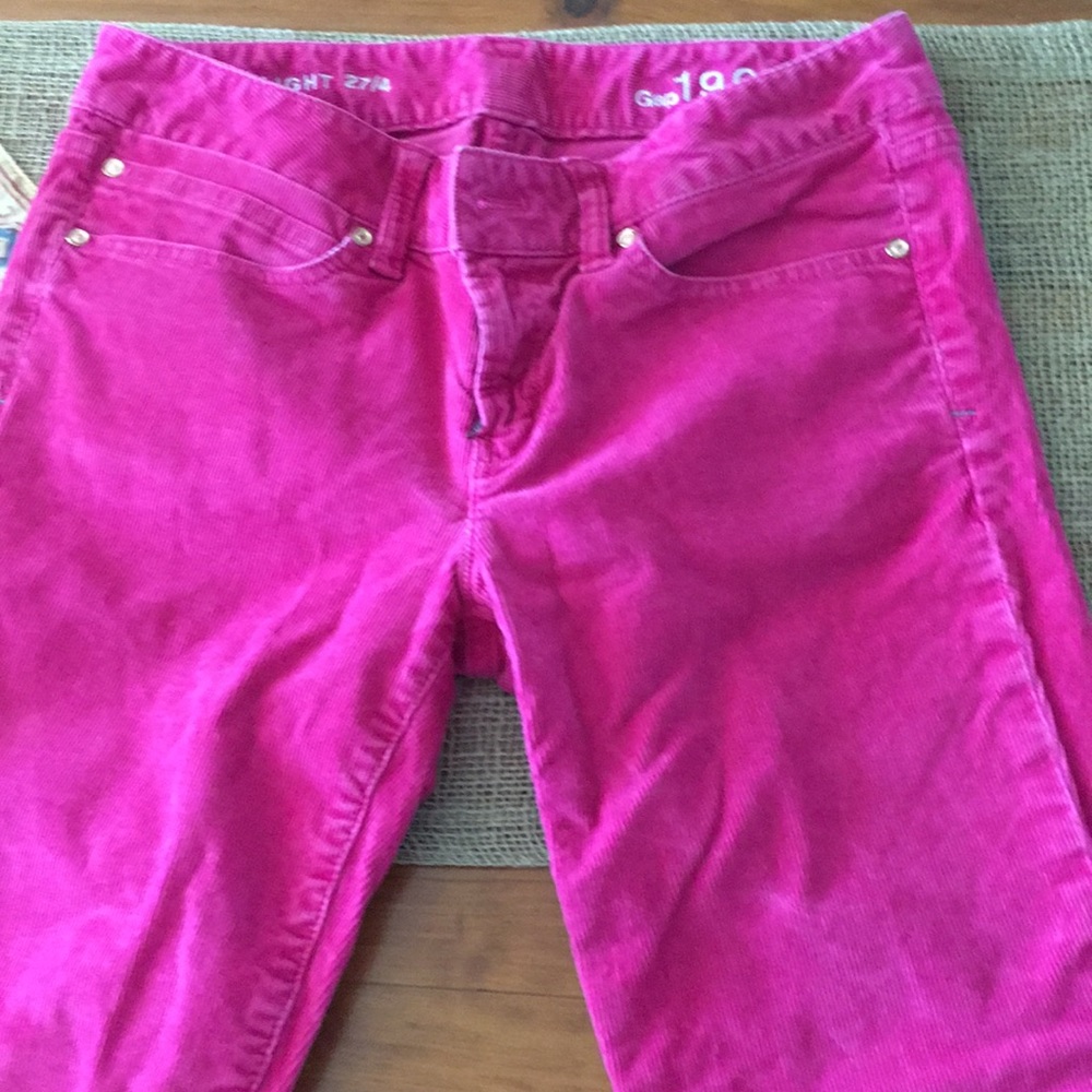 GAP pink corduroy Skinny - Picture 2 of 4